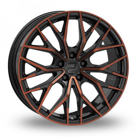 Cerchi in lega 2DRV WH37 8.5x19 Black Copper Full Machined