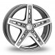 Cerchi in lega 2DRV WH38 9.5x22 Daytona Grey Full Machined