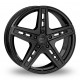 Cerchi in lega 2DRV WH38 9.5x22 Black Glossy Painted