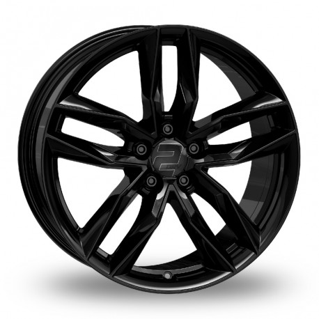 Cerchi in lega 2DRV WH40 9.0x20 Black Glossy Painted