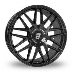 Cerchi in lega 2DRV WH43 8.0x18 Black Glossy Painted