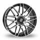 Cerchi in lega 2DRV WH43 8.0x18 Black Full Machined