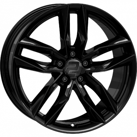 Cerchi in lega 2DRV WH47 9.0x20 Black Glossy Painted