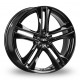 Cerchi in lega TEC-Speedwheels AS4 8.0x18 Schwarz-Glanz