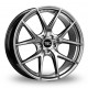 Cerchi in lega TEC-Speedwheels GT6 EVO 8.0x18 Hyper-Black