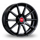 Cerchi in lega TEC-Speedwheels GT7 8.5x19 Schwarz-Glanz
