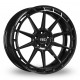 Cerchi in lega TEC-Speedwheels GT8 8.0x18 Schwarz-Glanz