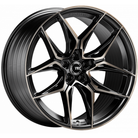 Cerchi in lega TEC-Speedwheels GT9 8.5x20 Schwarz-Matt-Frontpoliert Shadow Edition