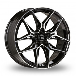 Cerchi in lega TEC-Speedwheels GT9 10.5x21 Schwarz-Glanz-Frontpoliert
