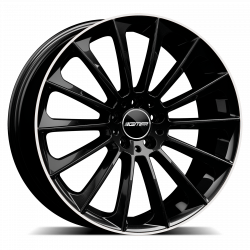 Cerchi in lega GMP STELLAR 8.0x20 Black Diamond Lip