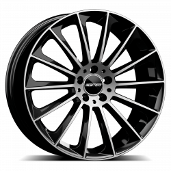 Cerchi in lega GMP STELLAR 9.0x18 Black Diamond