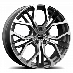 Cerchi in lega GMP MATISSE 5.5x15 Matt Anthracite Diamond