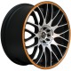 Barracuda Karizzma 7.5x17 Matt Black Polished Colour Trim