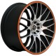 Barracuda Karizzma 7.5x17 Matt Black Polished Colour Trim