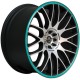 Barracuda Karizzma 7.5x17 Matt Black Polished Colour Trim