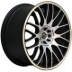 Barracuda Karizzma 7.5x17 Matt Black Polished Colour Trim
