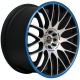 Barracuda Karizzma 7.5x17 Matt Black Polished Colour Trim