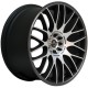 Barracuda Karizzma 7.5x17 Matt Black Polished Colour Trim