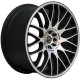Barracuda Karizzma 7.5x17 Matt Black Polished Colour Trim
