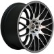 Barracuda Karizzma 7.5x17 Matt Black Polished Colour Trim