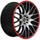 Barracuda Karizzma 7.5x17 Matt Black Polished Colour Trim