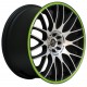 Barracuda Karizzma 7.5x17 Matt Black Polished Colour Trim