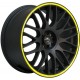 Barracuda Karizzma 8.0x18 Matt Black Puresports Colour Trim