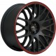 Barracuda Karizzma 10.5x20 Matt Black Puresports Colour Trim