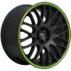 Barracuda Karizzma 10.5x20 Matt Black Puresports Colour Trim