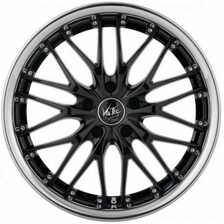 Barracuda Voltect T6 8.5x19 Highgloss Black Polished Inox Lip