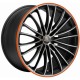 Corspeed Le Mans 8.5x19 Matt Black Polished Colour Trim