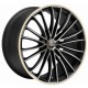 Corspeed Le Mans 8.5x19 Matt Black Polished Colour Trim