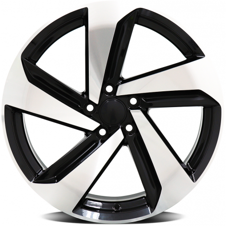 DTM VW 5639 8.5x19 Black Pol