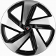 Milton 8.0x18 Black Silver