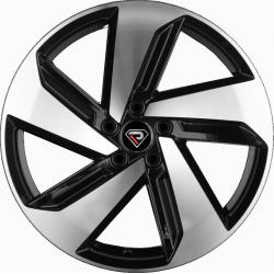 Milton 8.0x18 Black Silver