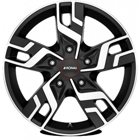 Ronal R64 6.5x16 Jetblackmattdiamond cut