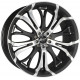 Cerchi in Lega Barracuda Barracuda Tzunamee 7.5x17 Matt Black Polished