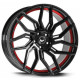Cerchi in Lega Barracuda Dragoon 10.0x20 Higloss Black Undercut Trimline Red