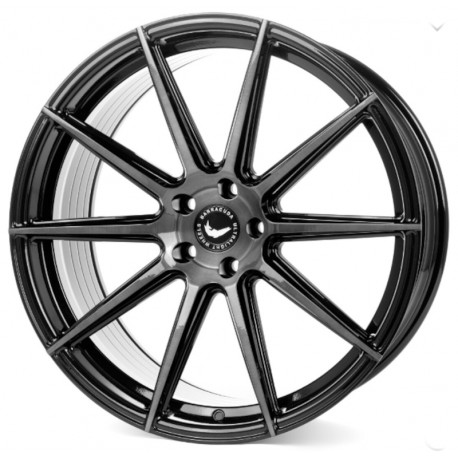 Cerchi in Lega Barracuda Project Two 10.5x21 Higloss Black Brushed Surface