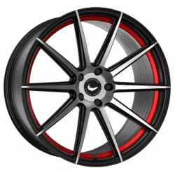Cerchi in Lega Barracuda Project Two 9.0x21 Higloss Black Brushed Surface Undercut Colour Trim Rot