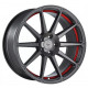 Cerchi in Lega Barracuda Project Two 10.5x20 Matt Gunmetal Undercut Colour TRIM Rot