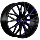 Cerchi in Lega Barracuda Project Three 10.0x20 Gloss Black FlashBlue