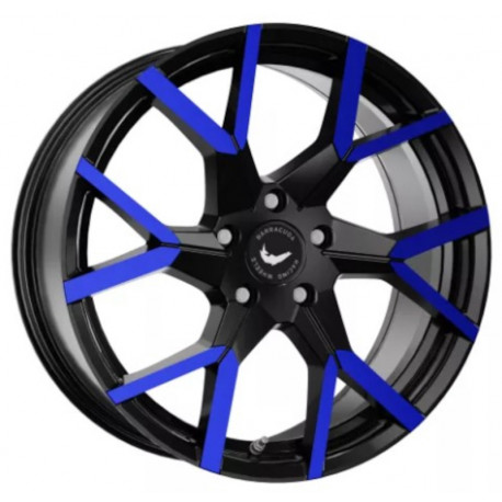 Cerchi in Lega Barracuda Tzunamee Evo 8.5x19 Gloss Black FlashBlue