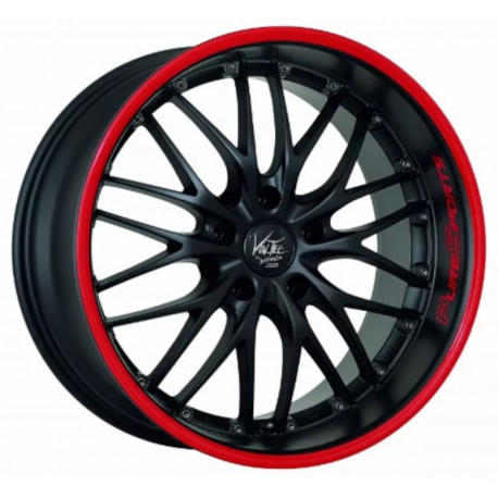 Cerchi in Lega Barracuda Voltect T6 9.0x20 Matt Black Puresports Color Trim Rot