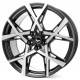 Cerchi in Lega Barracuda Project X 10.0x22 Black Brushed Surface