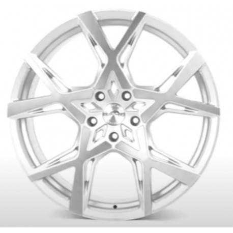 Cerchi in Lega Barracuda Project X 10.0x22 Silver Brushed Surface
