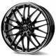 Cerchi in Lega Barracuda Voltect T6 SUV 9.0x20 Highgloss Black Polished Inox Lip