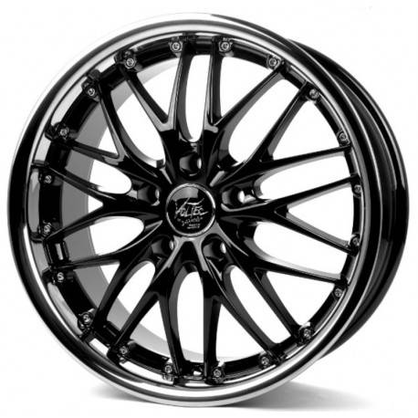 Cerchi in Lega Barracuda Voltect T6 SUV 9.0x20 Highgloss Black Polished Inox Lip