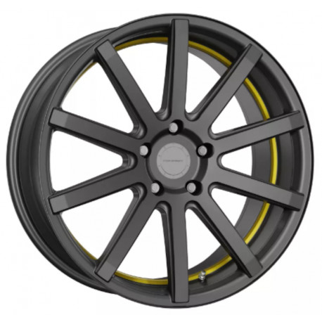 Cerchi in Lega Corspeed Deville 10.5x20 Gunmetal Undercut Color Trim Gelb