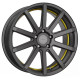 Cerchi in Lega Corspeed Deville 10.5x21 Gunmetal Undercut Color Trim Gelb